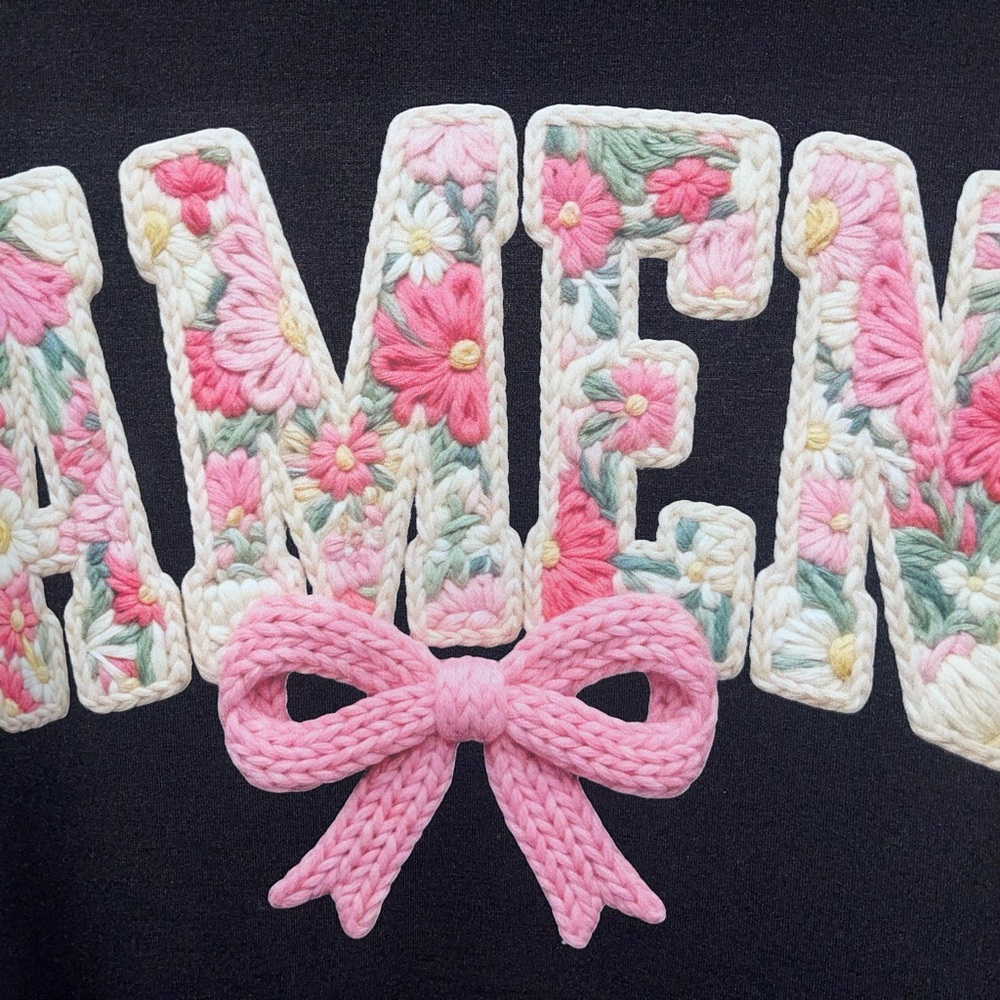 Floral Embroidered Custom Graphic Hoodie
